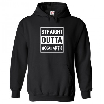 Straight Outta Hogwarts Funny Unisex Classic Kids And Adults Pullover Hoodie									 									 									